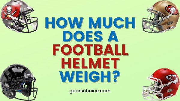 How much does a football helmet weigh