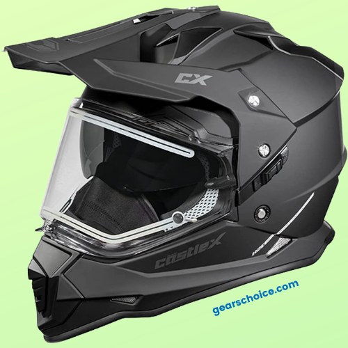 9) CastleX Mode D/S Snowmobile Helmet