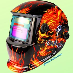 DEKOPRO Welding Helmet Solar Powered Auto Darkening