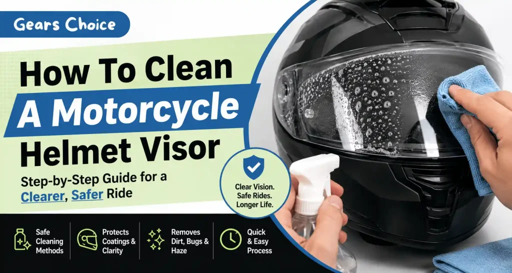 How To Clean A Motorcycle Helmet Visor