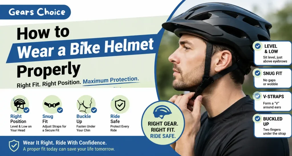 How to Wear a Bike Helmet Properly: A Complete Fit Guide 1 How to Wear a Bike Helmet Properly