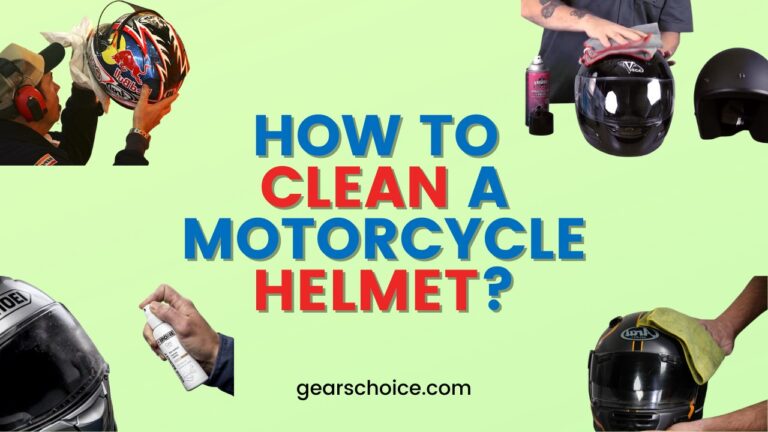 How to clean a motorcycle helmet