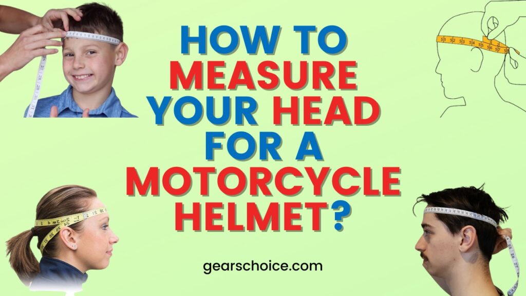How to measure your head for a motorcycle helmet