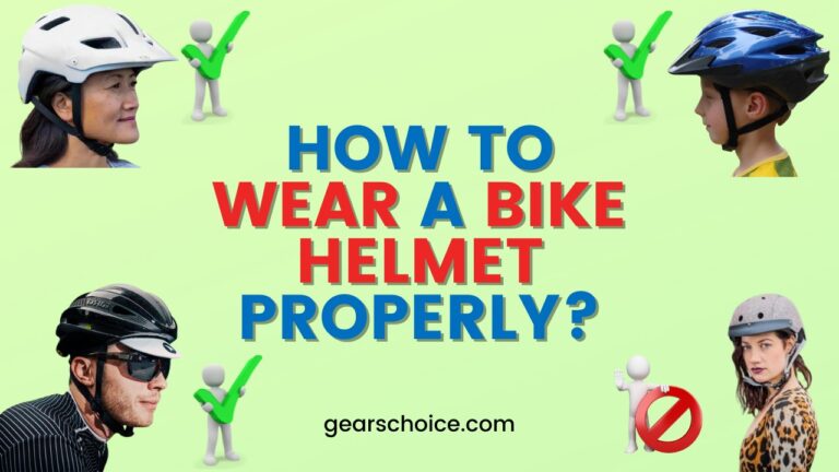 How to wear a bike helmet properly
