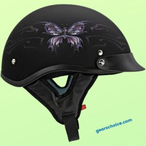 VCAN Cruiser Butterfly Half Helmet Review