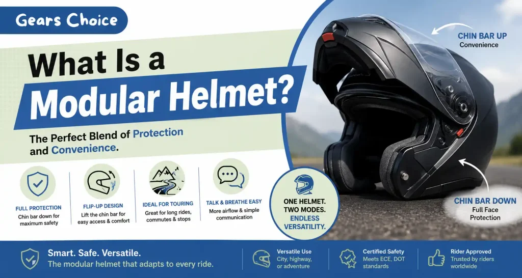 What Is a Modular Helmet? A Complete Guide to Features, Safety, and Fit 1 What Is a Modular Helmet