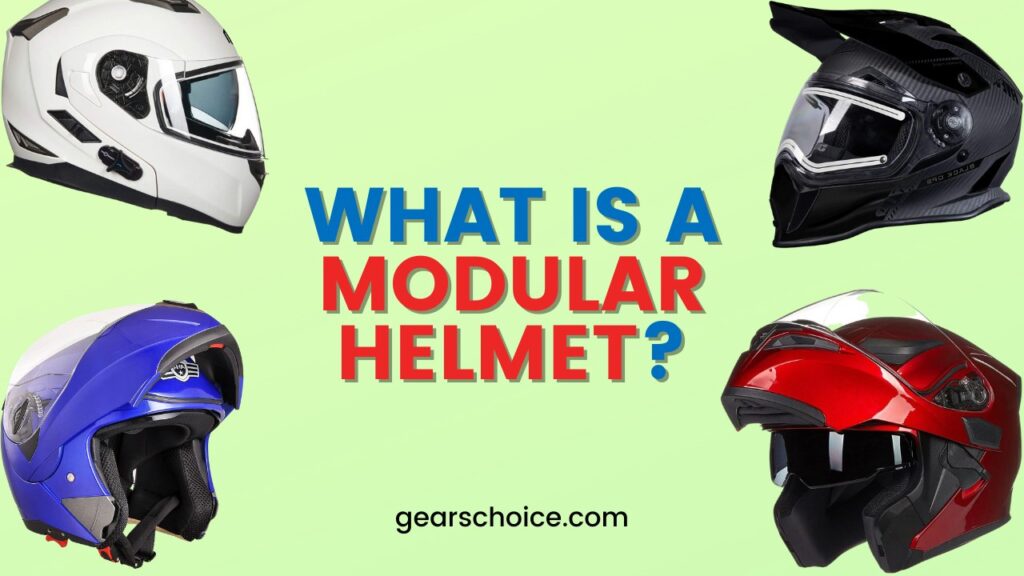 What is a modular helmet