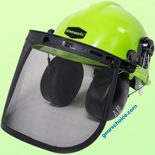 8) Greenworks Chainsaw Helmet