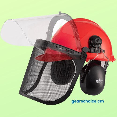 2) NoCry 6-in-1 Chainsaw Helmet