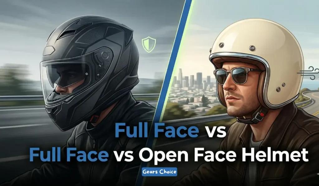 Motorcycle Half Helmets vs. Three-Quarters vs. Full Face