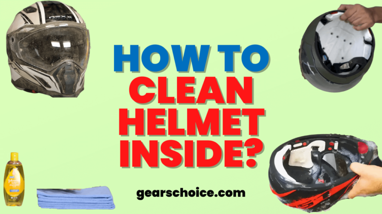 how to clean helmet inside stepwise guide